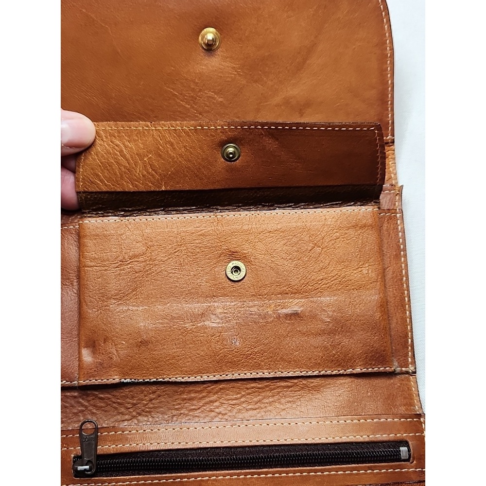 Kenzia By KU Vintage Leather Wallet Italy - Picture 5 of 9